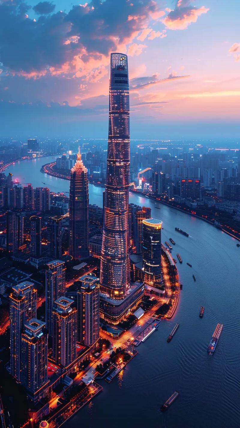云端筑梦 2024年上海科技与建筑的共生新篇——一座都市的未来主义绽放